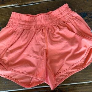 Lululemon Athletica Coral Athletic Shorts